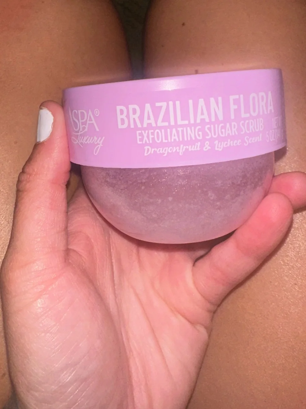 NWT Viral SPA Luxury Brazilian Flora Exfoliating Sugar Scrub Dragonfruit &Lychee